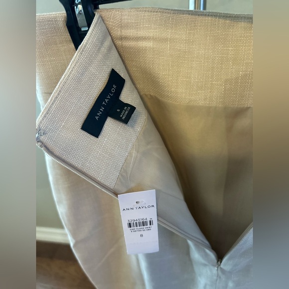 New Ann Taylor Beige Blazer with Skirt with Tags - Picture 8 of 12